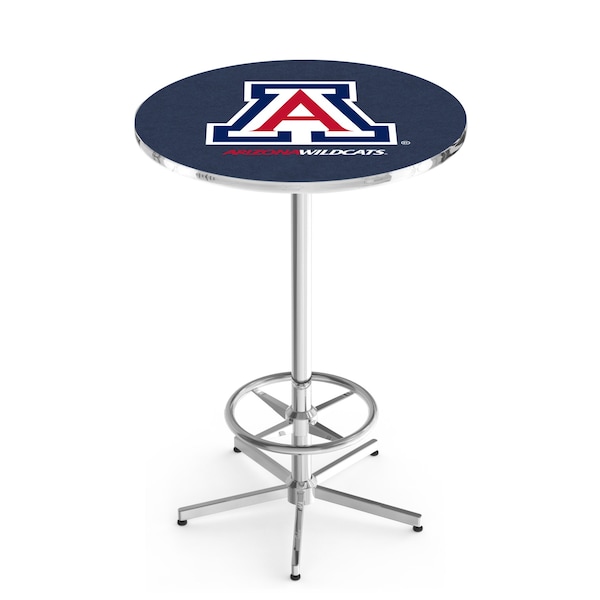 42" Chrome Arizona Pub Table